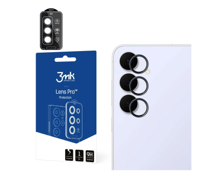 Szkło i folia ochronna 3mk Lens Protection Pro Black do Samsung Galaxy S25 FE
